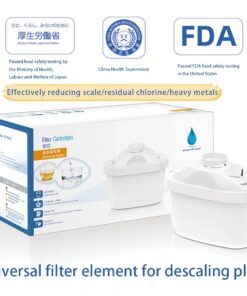 6PCS For Brita Maxtra Water Filters Cartridge Limescale Chlorine Impurities Purify Kettle Activate Carbon Water Filter