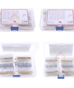 Alternative view of 1/2W 1W Fuse Wirewound Resistor Mix kit Box 5color ring 0.1ohm 0.12R 0.15R 0.2R 0.33R 0.39R 0.47R 10ohm 22R 33R 47R 51R 82R 100R