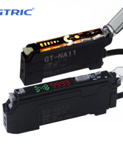 GTRIC Fiber Optic Sensor Amplifier High Precision 10-30V DC 3-wire NPN PNP NA11 Digital Display Optical Photoelectric Switch