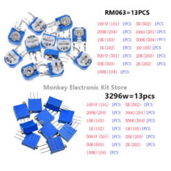 Alternative view of Electronic Components DIY Kit with LEDs, Capacitors, and Resistors for Hobbyists and Engineers