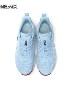 Alternative view of O-Resilio Running Shoes Men Cushion Stability Outdoor Sports Casual Mesh Lace-up Lightweight Gym Jogging Sneakers