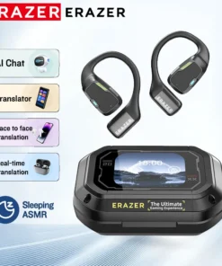 [AI Translator Earbuds]Erazer XP6 Wireless Headphones Gaming Headset Equalizer APP Bluetooth Earphones Waterproof Powerful Sound