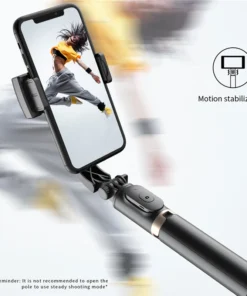 Alternative view of Roreta 2023 NEW Gimbal Stabilizer Selfie Stick Foldable Wireless Tripod with Bluetooth Shutter Monopod for IOS Android