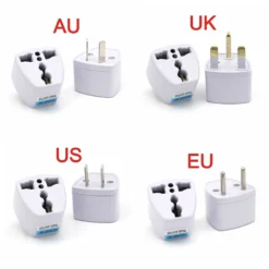 Universal AC Power Adapter with Plug Conversion for Travelers to EU