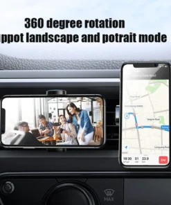 Alternative view of Baseus Car Phone Holder For Universal Mobile Phone Holder Stand Car Phone Stand For Car Air Outlet Mount Car Cell Phone Support