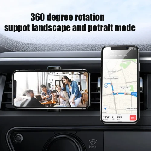 Alternative view of Baseus Car Phone Holder For Universal Mobile Phone Holder Stand Car Phone Stand For Car Air Outlet Mount Car Cell Phone Support
