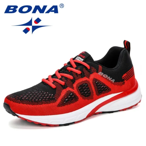 Alternative view of BONA Sneakers Men Shoes Sport Mesh Trainers Lightweight Baskets Femme Running Shoes Outdoor Athletic Shoes Men