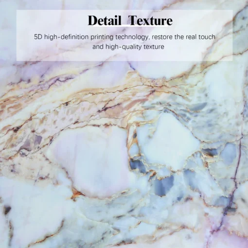 Laptop Case with Marble Hard Shell for MacBook Air 13 and Pro 14, 15, 16 Models - Image 2