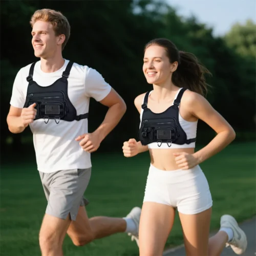 Alternative view of Camping Front Chest Vest Backpack Running Bag Cycling Jogging Hunting Vest Outdoor Rig Sports Gym Travel Training Fanny Pack