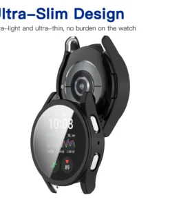 Alternative view of Case for Samsung Galaxy Watch 7 44MM 40MM Full Coverage Bumper Soft TPU Protective Case Cover for Galaxy Watch7 Accessories