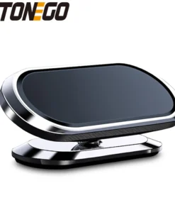 STONEGO Metal Magnetic Phone Holder 360 rotating Car Phone Holder Stand Zinc Alloy Magnet Car Support Mount cellphone holder