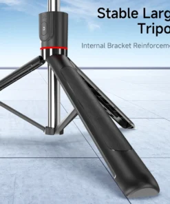 Alternative view of F15 with Wireless Remote 68 Inch Selfie Stick Phone Desktop Stand Tripod for Iphone Android Smartphone Shooting Vlog