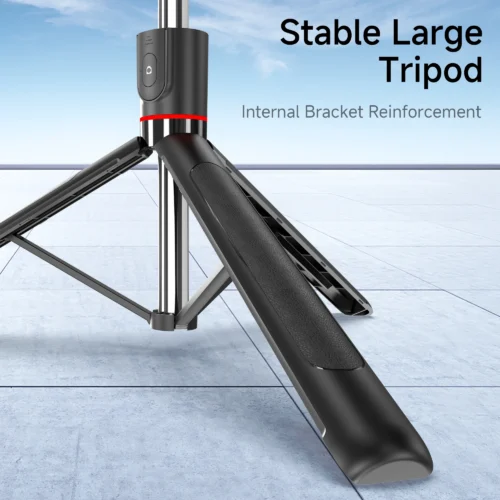Alternative view of F15 with Wireless Remote 68 Inch Selfie Stick Phone Desktop Stand Tripod for Iphone Android Smartphone Shooting Vlog