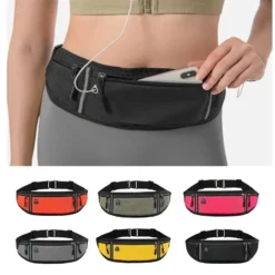 Waterproof Mini Waist Bag for Outdoor Sports with Adjustable Strap for Runners and Hikers