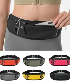 Fitness outdoor sports waist bag, running mobile waist bag, men's and women's outdoor equipment, invisible waterproof mini waist