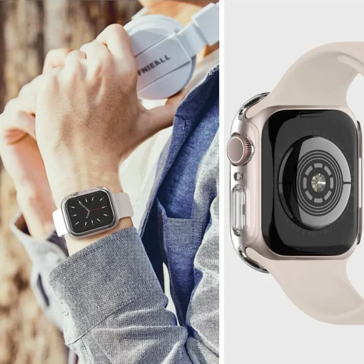 Protective Bumper Case for Apple Watch 46mm, 45mm, 41mm - Durable PC Shell - Image 6