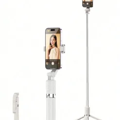 Extendable Selfie Stick with Wireless Remote and Tripod Stand for Smartphones