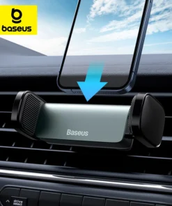 Baseus Car Phone Holder For Universal Mobile Phone Holder Stand Car Phone Stand For Car Air Outlet Mount Car Cell Phone Support