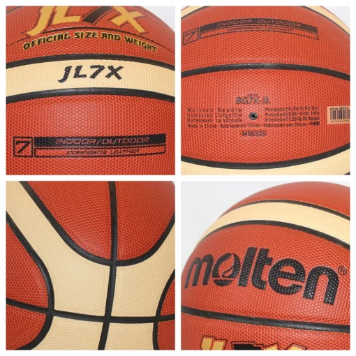 Official Size 7 PU Leather Basketball for Indoor and Outdoor Use - Image 5