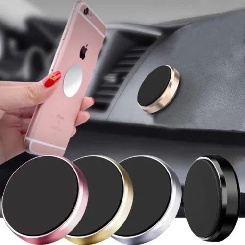 Alternative view of Magnetic Car Phone Holder Magnet Mount Bracket Stick on Car Dashboard Wall Mobile Cell Support in Car for iPhone Samsung Xiaomi