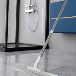 Magic Broom with Dual-Purpose Wiper for Efficient Home Cleaning