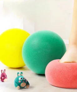 Alternative view of Silent Basketball Foam Basketball Indoor Training Ball Uncoated Low Noise Basketball Training for Kids Various Indoor Activities