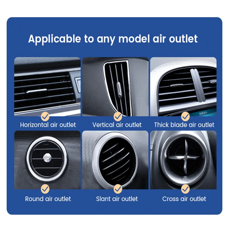 Gravity Car Phone Holder Air Vent Mount Cell Phone Holder in Car Mobile Support For iPhone 13 12 Xiaomi Universal GPS Stand - Image 6