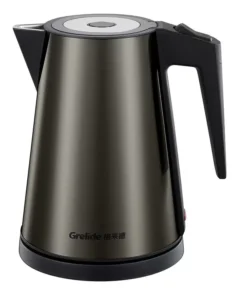 Modern Design Electric Kettle 1.2L Hotel Use 304 Stainless Steel Three-Layer Anti-Scald Seamless Inner Metal Tank Tea Pot/Kettle