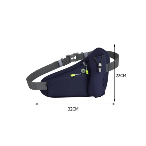 Waist Bag with Dual Water Bottle Holders for Running and Sports Activities - Image 6