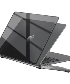 Crystal Black Clear Laptop Case for Macbook Air 13.6 M4 15 M3 Hard Cover for Mac Book Pro 13 M1 Chip M2 12 14 16 M5 Hard Sleeve