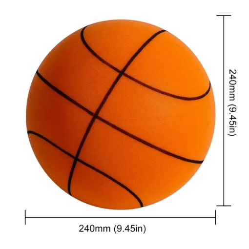 Squeezable Silent Basketball - 18/21/24 CM Diameter - Indoor Bounce Toy for Children - Image 5