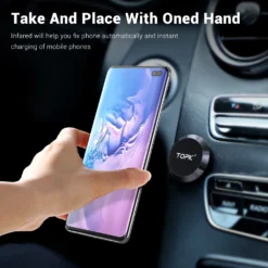 Alternative view of Magnetic Phone Holder with Strong Magnetic Hold for Car Air Vents