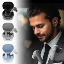 Alternative view of VIVO AI Intelligent Translation Bluetooth Headset with Multi-Language Support for Business Professionals
