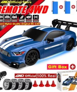 4WD RC Drift Car Remote Control GTRPRO AE86PRO Model 4x4 Racing RTR Radio Truck Vehicle Toy Gift for Boy Girl Children Kid Adult