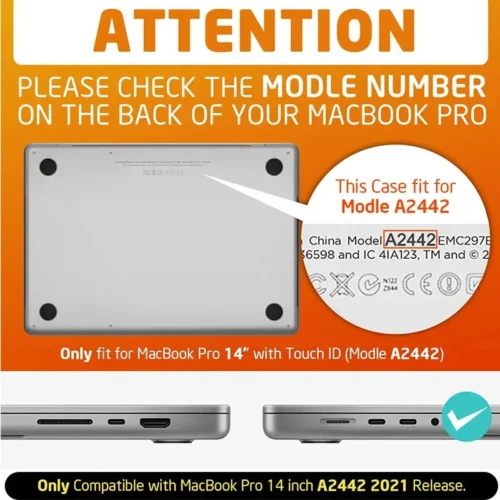 Alternative view of SUPCASE For MacBook Pro 14 Case (2025-2021) M5/M4/M3/M2/M1 Pro/Max UB Heavy Duty Rugged Shockproof Hard Shell Protective Case