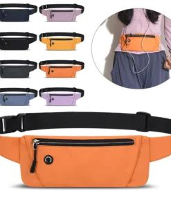 Running Waist Bag Sports Belt Pouch Mobile Phone Bag Men Women Waist Pack Lightweight Gym Sports Bag Waist Pack Adjustable Strap