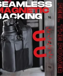 Alternative view of Magnetic Gym Bag Large Capacity Magnetic Carrier Bag With Phone Pocket Portable Gym Water Bottle Pouch Gym Accessories Organizer