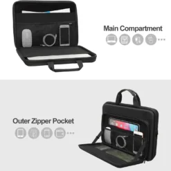 Alternative view of Hard Shell Laptop Sleeve with Durable Protection for 13-17 Inch Laptops