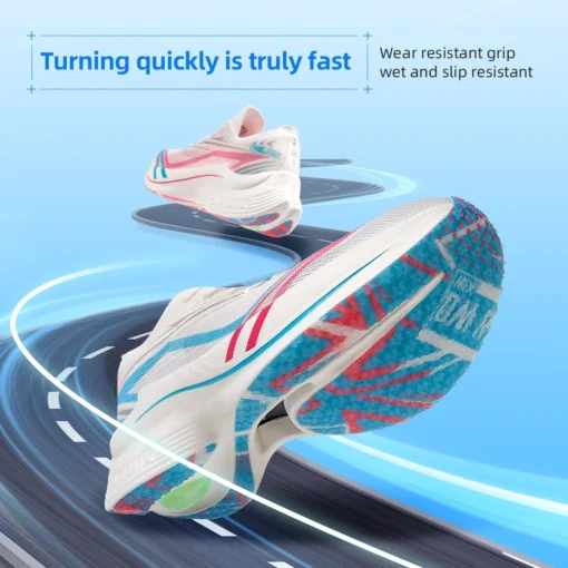 Carbon Plate Marathon Running Shoe with Shock-absorbing Ultralight Bounce for Stable Support - Image 5