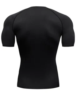 Alternative view of Summer Sports Tops Quick Dry Men's Compression Shirt Short Sleeve Second Skin Gym Workout Short Fitness Running T-Shirt Men Wear