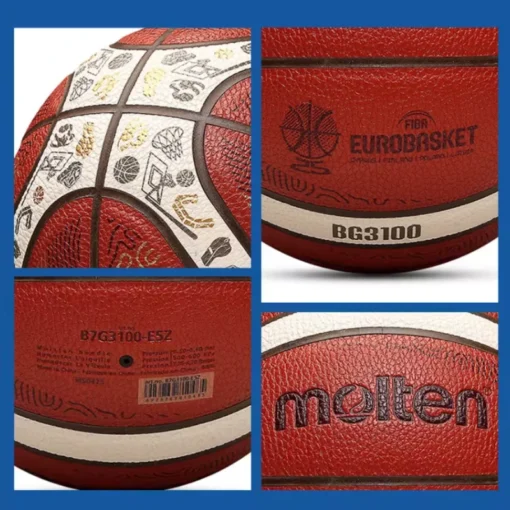 Molten 2025 Basketball with Fingerprint Design, High Elasticity PU Material, Official Size 7 for Indoor and Outdoor Use - Image 6