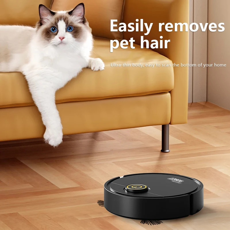 3-in-1 Automatic Sweeping Robot Sweep Vacuum Cleaner Mopping Floor USB Rechargeable Mini Cleaner Home Cleaning Machine - Image 5