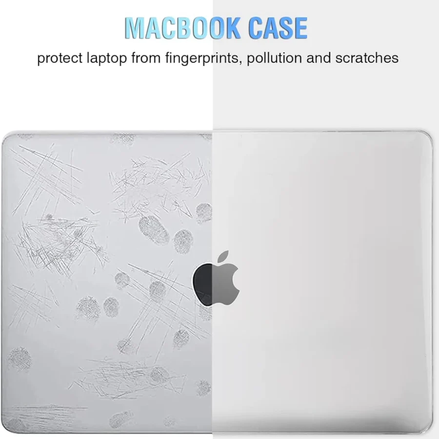For MacBook Pro 13 inch Case 2022-2016 Release M1 A2338 A2289 A2251 A2159 A1989 A1706 A1708 Protective Hard Case Crystal Clear - Image 5