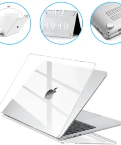 Compatible with MacBook Air 13 Inch Case 2025-2022 M4 M3 M2 Case, For Macbook Pro 14 M4 2024 Cover, Plastic Hard Shell, Crystal