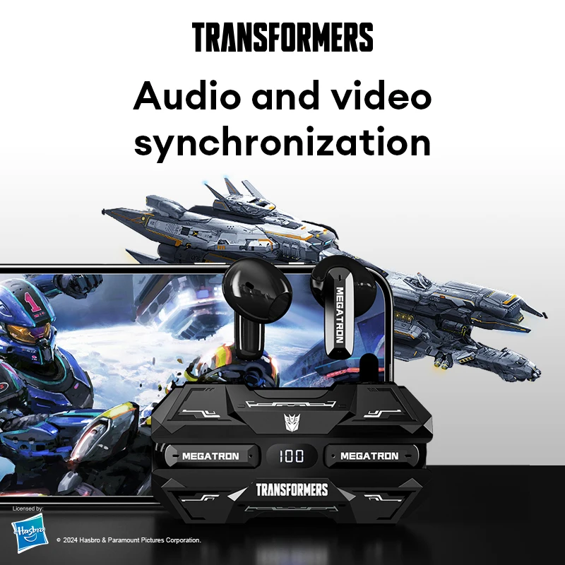 Choice TRANSFORMERS TF-T51 Bluetooth 5.4 Gaming Headsets Stereo Sound Wireless Earphones LED Display AI Translator Headphones - Image 5