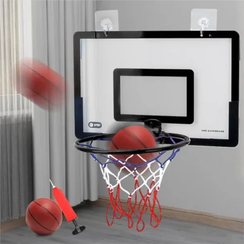 Indoor children's safety and fun games children's home sports basketball set wall bracket non perforated basketball frame