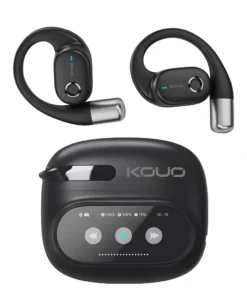 KOUO Open Bluetooth Earphones 164 Languages Real Time Translator Headphones Wireless Earbuds for Travel Learning Sports Gaming