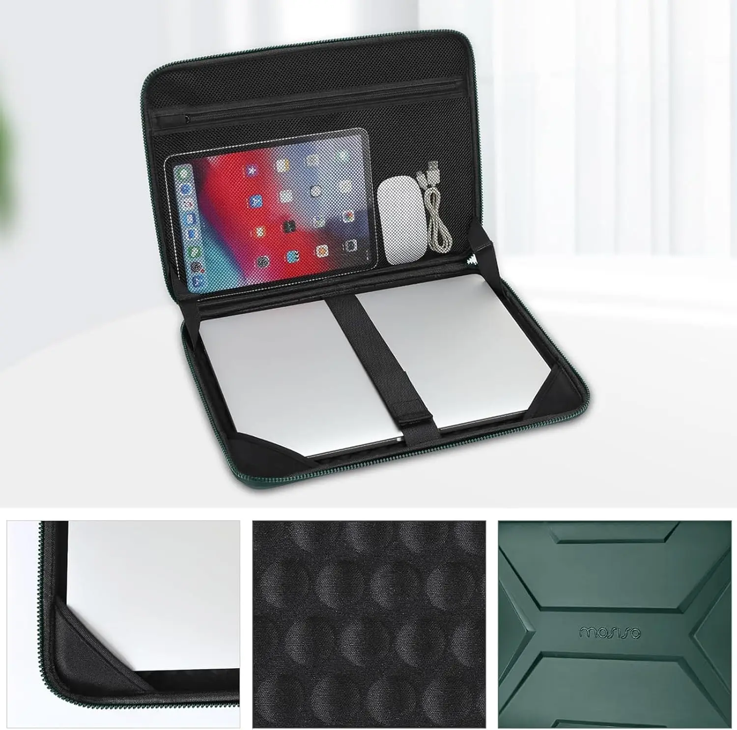 Laptop Bag with Waterproof Hard Case for 13-16 Inch MacBook Students and Professionals - Image 5