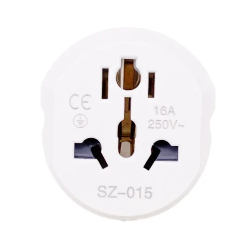 Universal Travel Adapter with Euro Converter for EU, UK, US, and AU Power Compatibility - Image 6