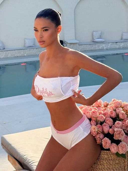 Camisole and Panties Set - Stretch Fabric - Stylish Beach Wear for Women - Image 4